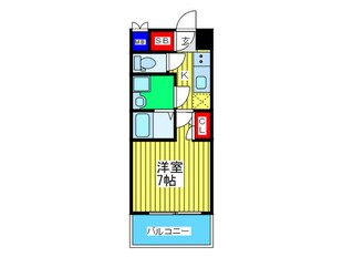 ﾚｼﾞｭｰﾙｱｯｼｭ京橋ﾌｧｰｽﾄｽﾃｰｼﾞ(1203)の物件間取画像